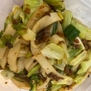 麺つゆで簡単！《焼ききしめん》